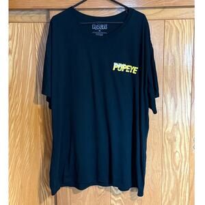 Shoe Palace x Popeye The Sailor Man Graphic Tee Black 4XL